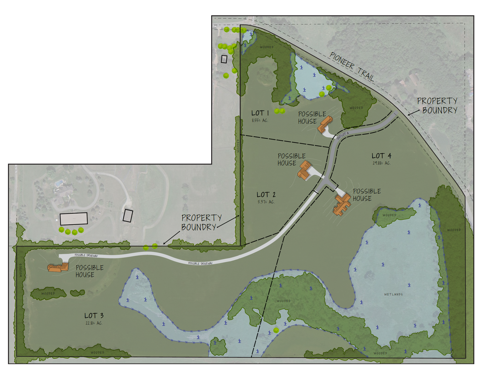 colored site plan