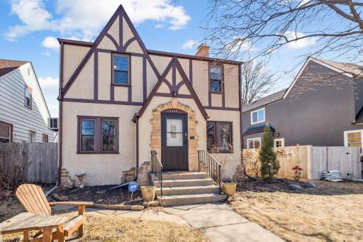 Relax in the front yard overlooking the park