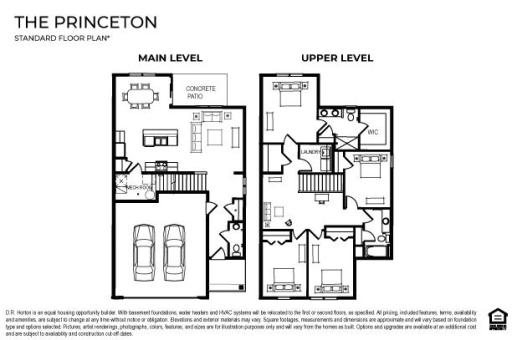 The Princeton from a main and upper level perspective! Just an incredible layout from start to finish!