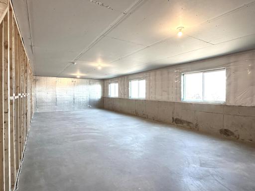 Lookout homesite, 8 foot ceilings in the lower level, expansive room for storage and fun!