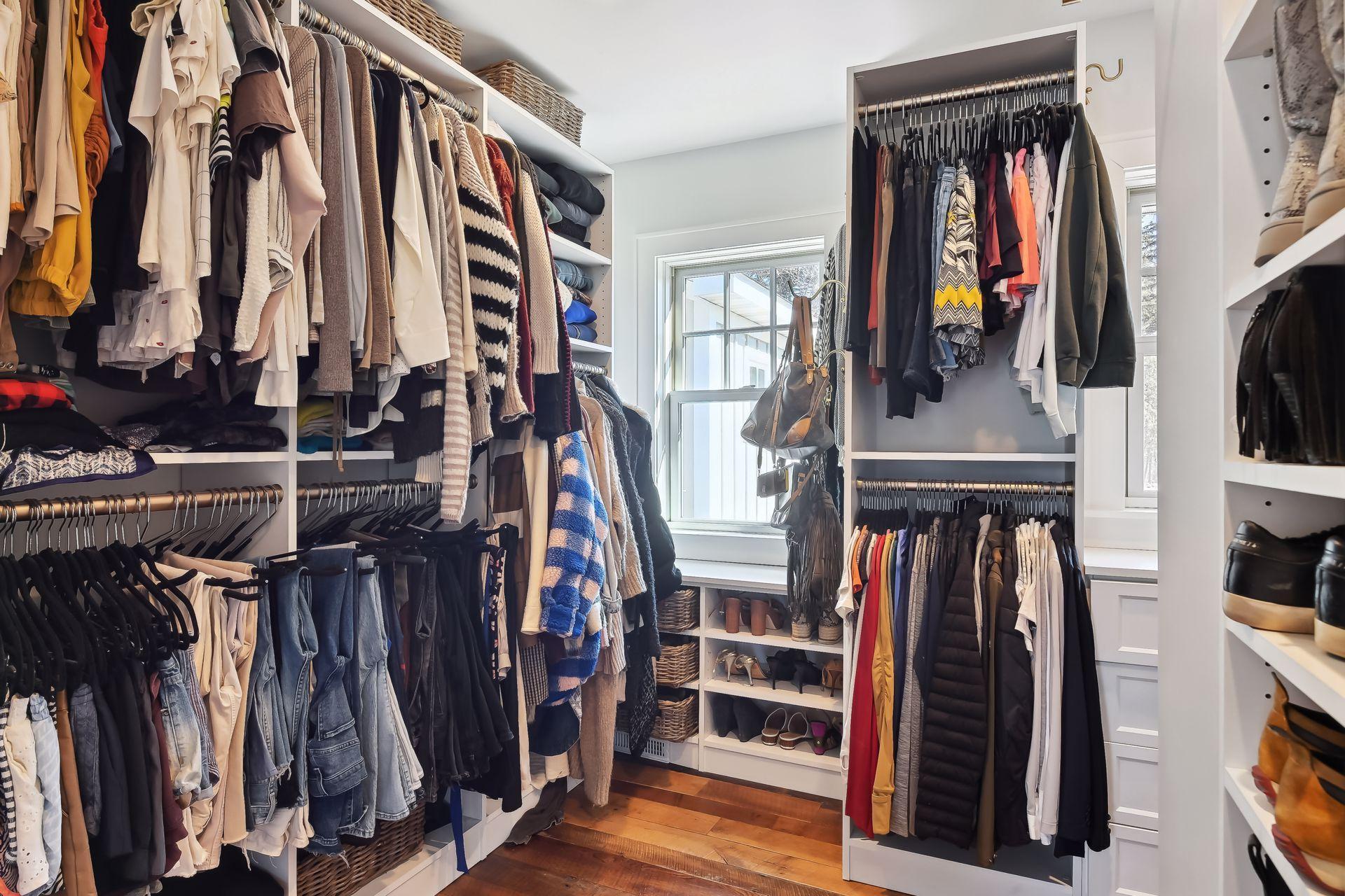 Primary Customized Walk-In Closet