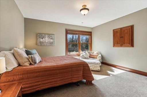 5th bedroom on lower level with large walk-in closet.