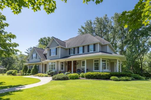 Nestled on a Private 1 Acre Lot backing to the tranquil waters of Hidden Creek in one of the most coveted Mendota Heights Locations! Abundance of mature trees for exceptional privacy!