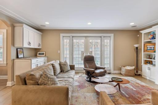Fabulous open floor plan - so spacious & cozy spaces.