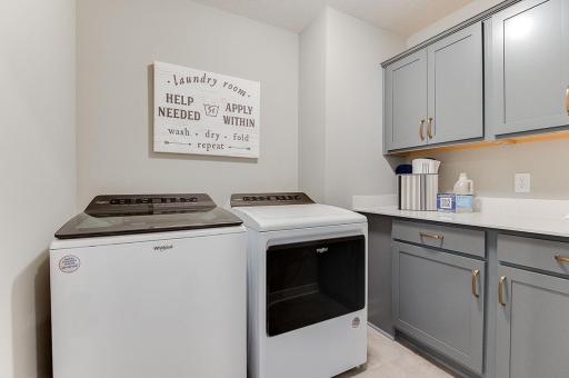 Life is all about the simple pleasures - this one in the form of upper level laundry!!! *Photo of model home - colors and options may vary*