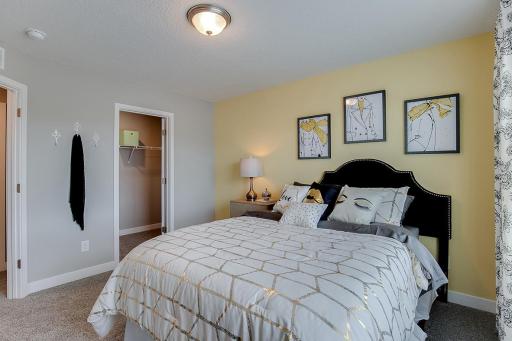 Upper level offers 4 spacious bedrooms, each with their own walk in closet!!