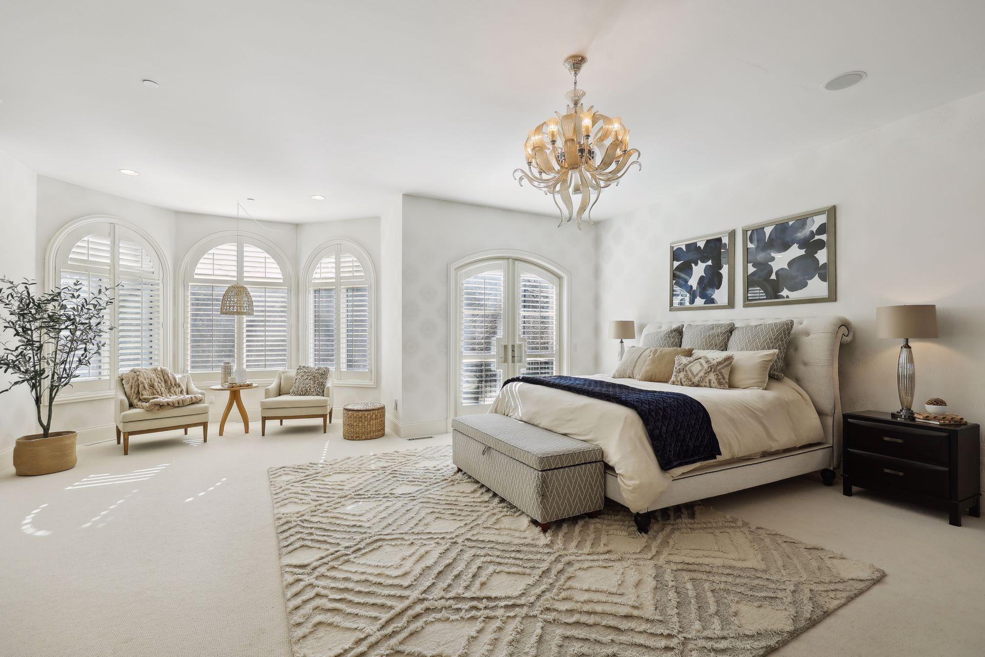 Stunning primary suite