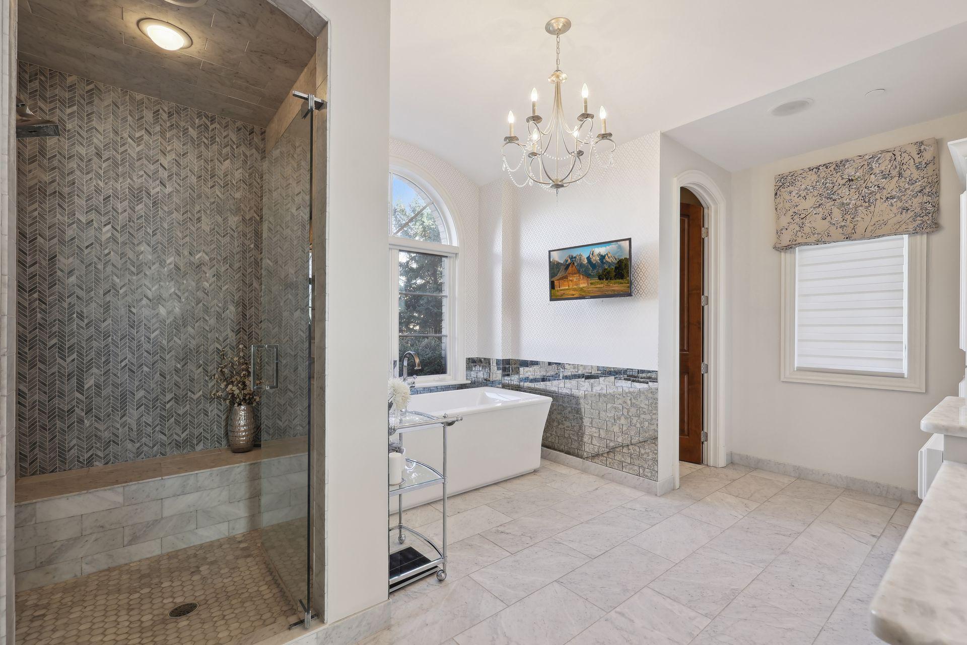 Thoughtfully designed primary bathroom