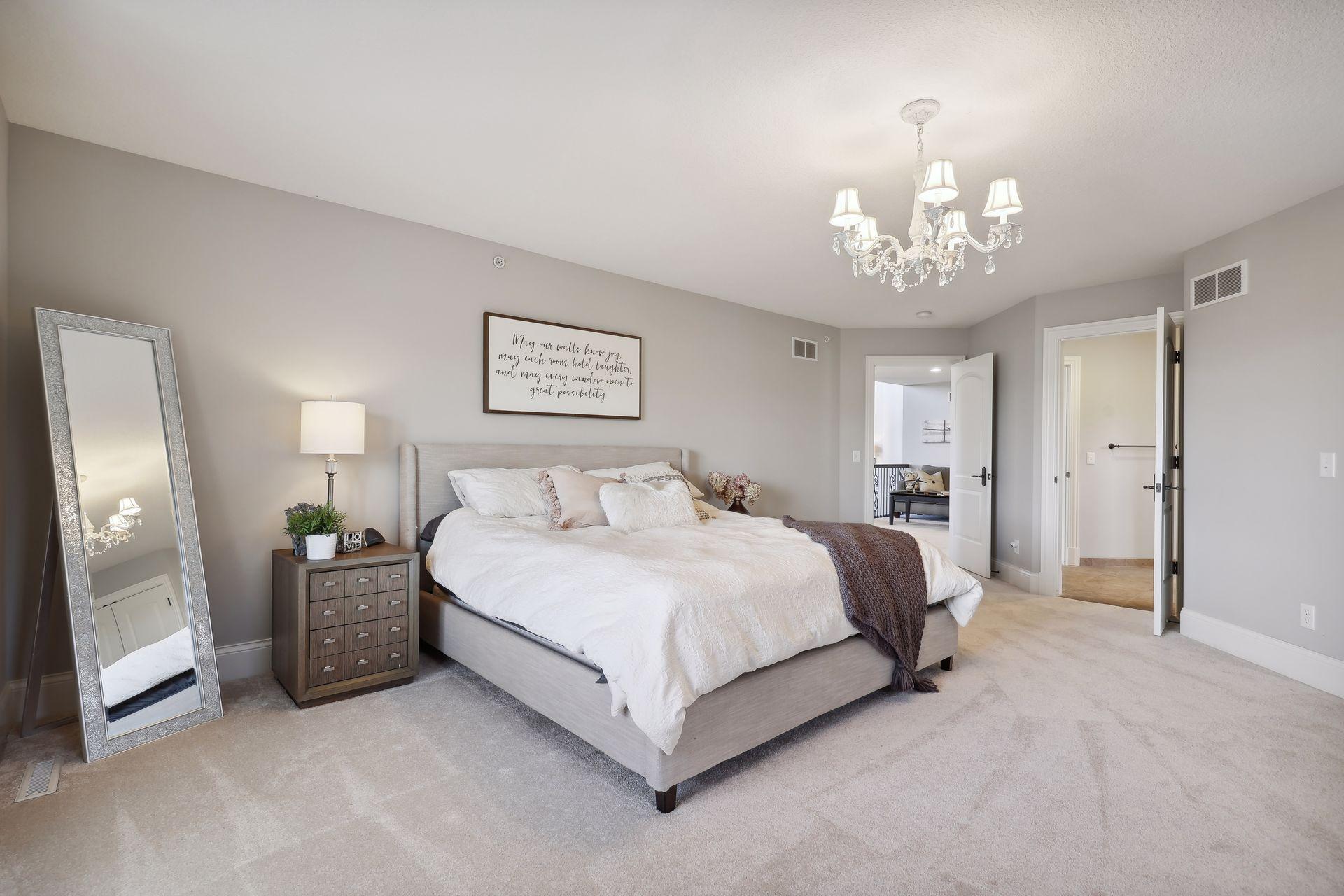 Guest wing primary bedroom