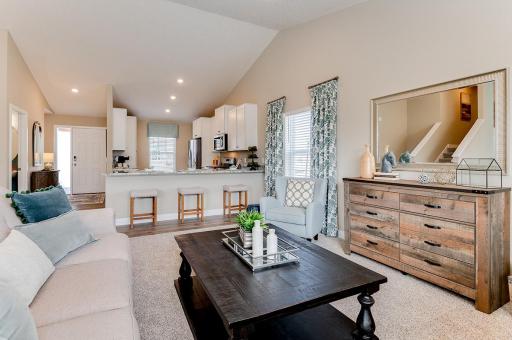 Open, bright and inviting can be used over and over again to describe the Bryant II floorplan. *Pictures are of model home; actual finishes may vary.