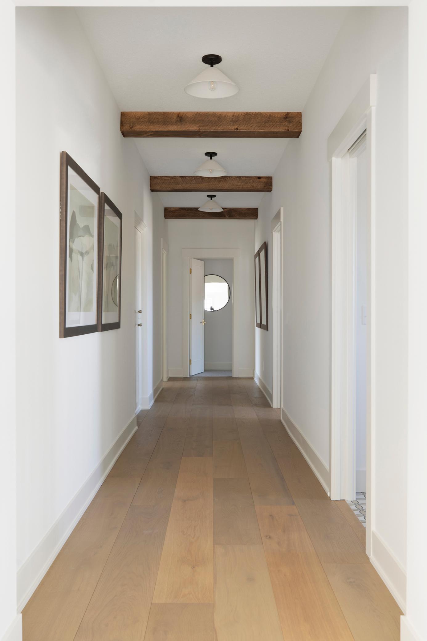 Upper Level hallway with linen storage