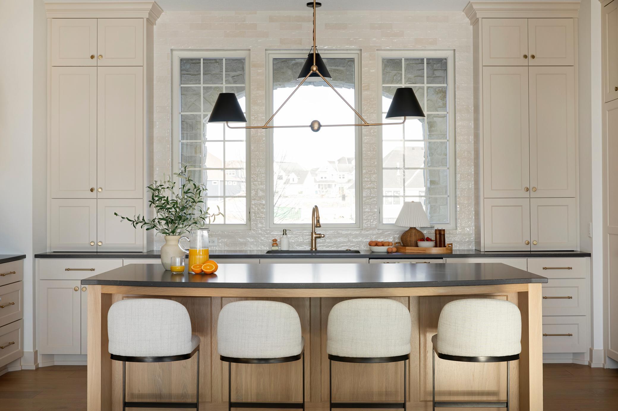 Designer Kitchen with Large Island