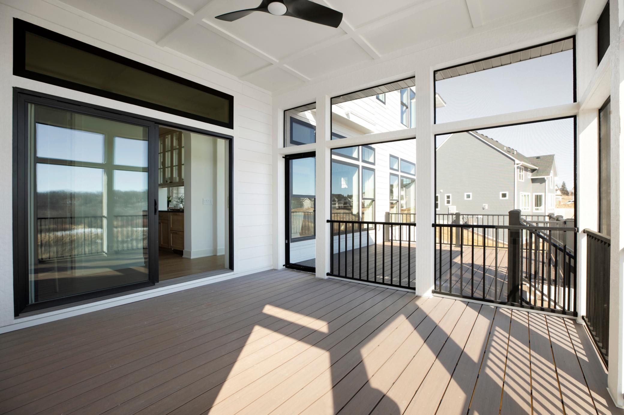 Screen Porch with Full Sized Maintenance-Free Deck