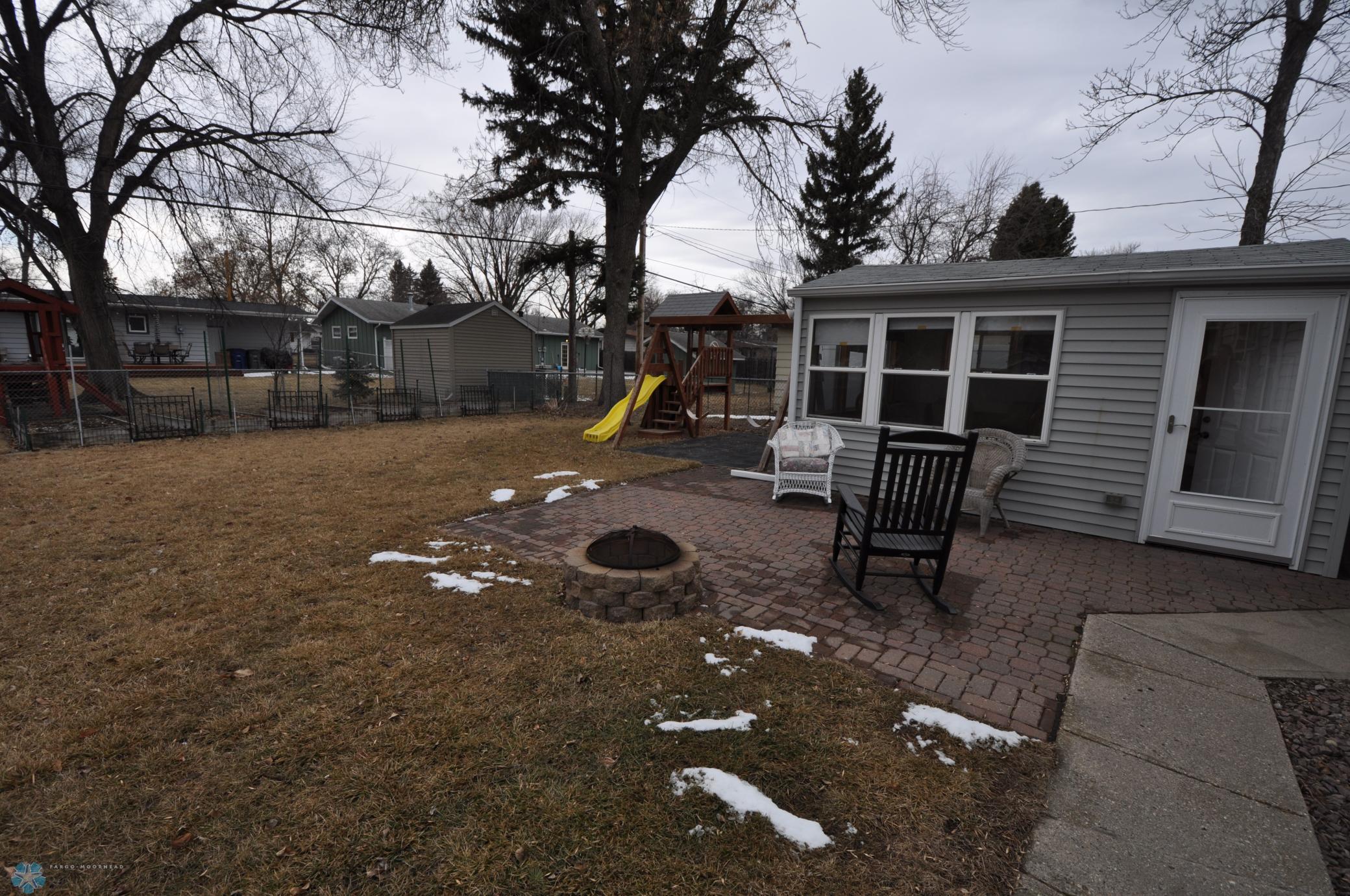 Back yard patio