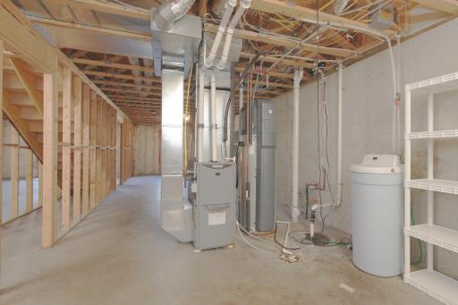 utility / storage room. basement is plumbed for full bath