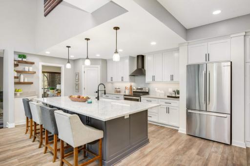The sellers spared no expense at this beautiful main level remodel in 2019.
