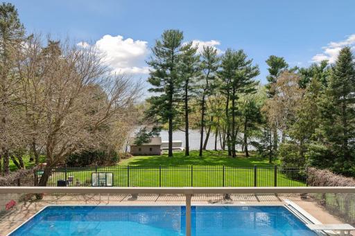 View from the maintenance free deck overlooking the Mississippi River!