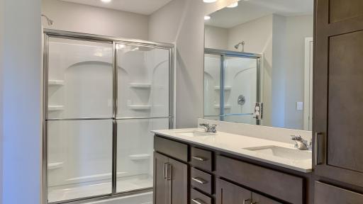 Photo for 1655 Oak Creek Drive, Chaska, MN 55318 - Listing #6501372 Owners bath. Easy to clean fiberglass shower surround!