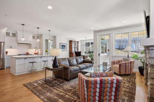 Main floor living areas all flow together