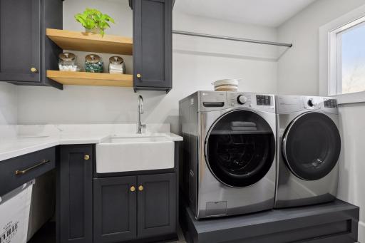 Don't miss the renovated second floor laundry room.