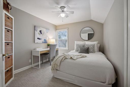 Light and bright upstairs bedrooms make this home inviting.