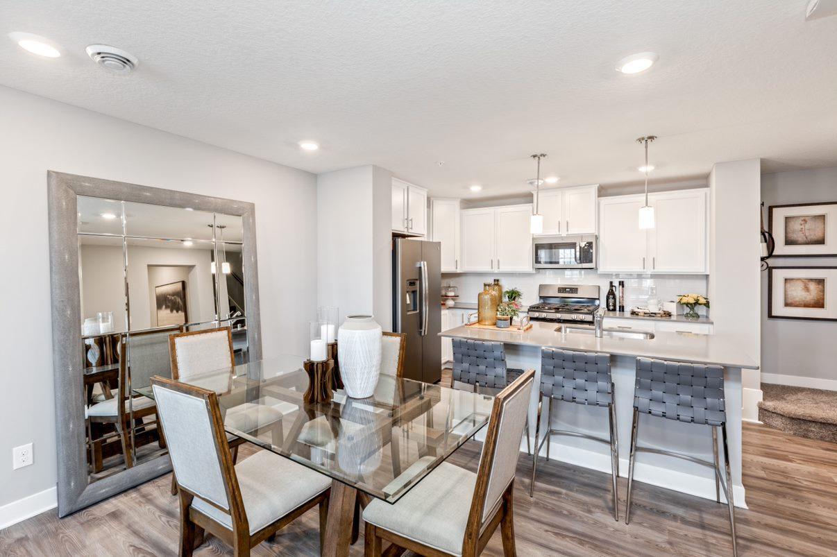 (Photo of a decorated model, actual homes finishes will vary) Welcome to the Revere! An open-plan layout among the Great Room, dining room & kitchen. Upstairs, a versatile loft, two secondary bedrooms and a spacious owner’ suite!