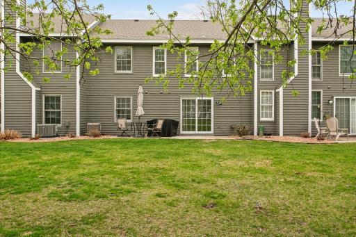 Enjoy a spacious, flat yard that you don't have to maintain!