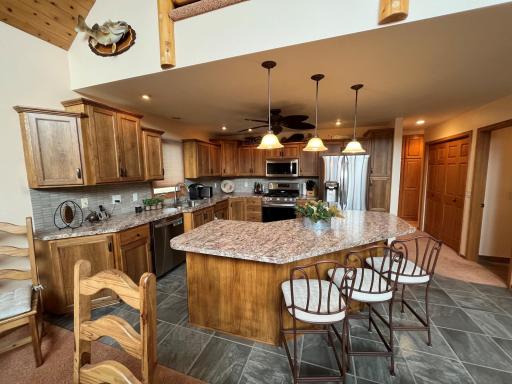 Newly remodeled Kitchen with granite countertops