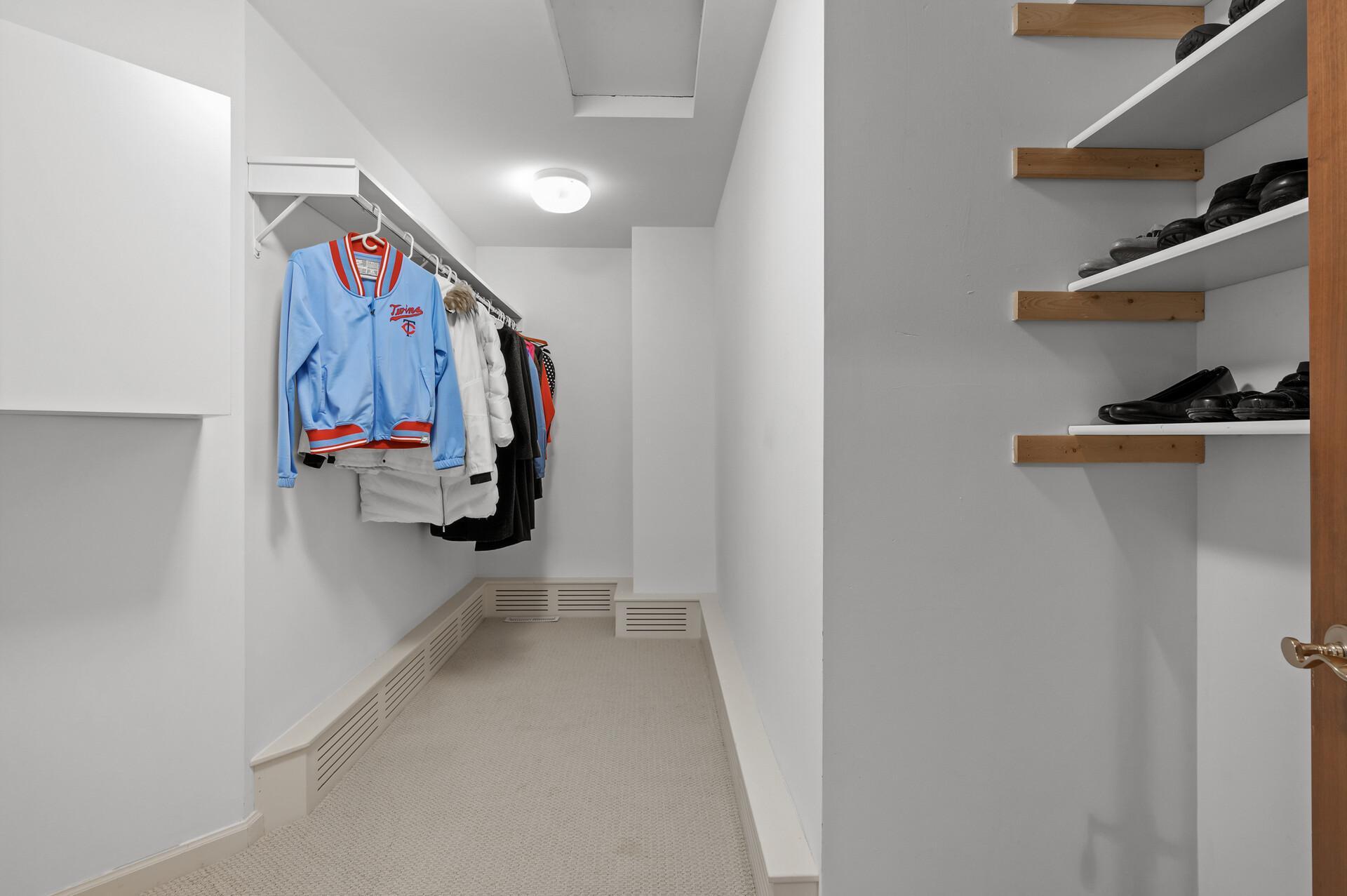 Second walk-in closet.