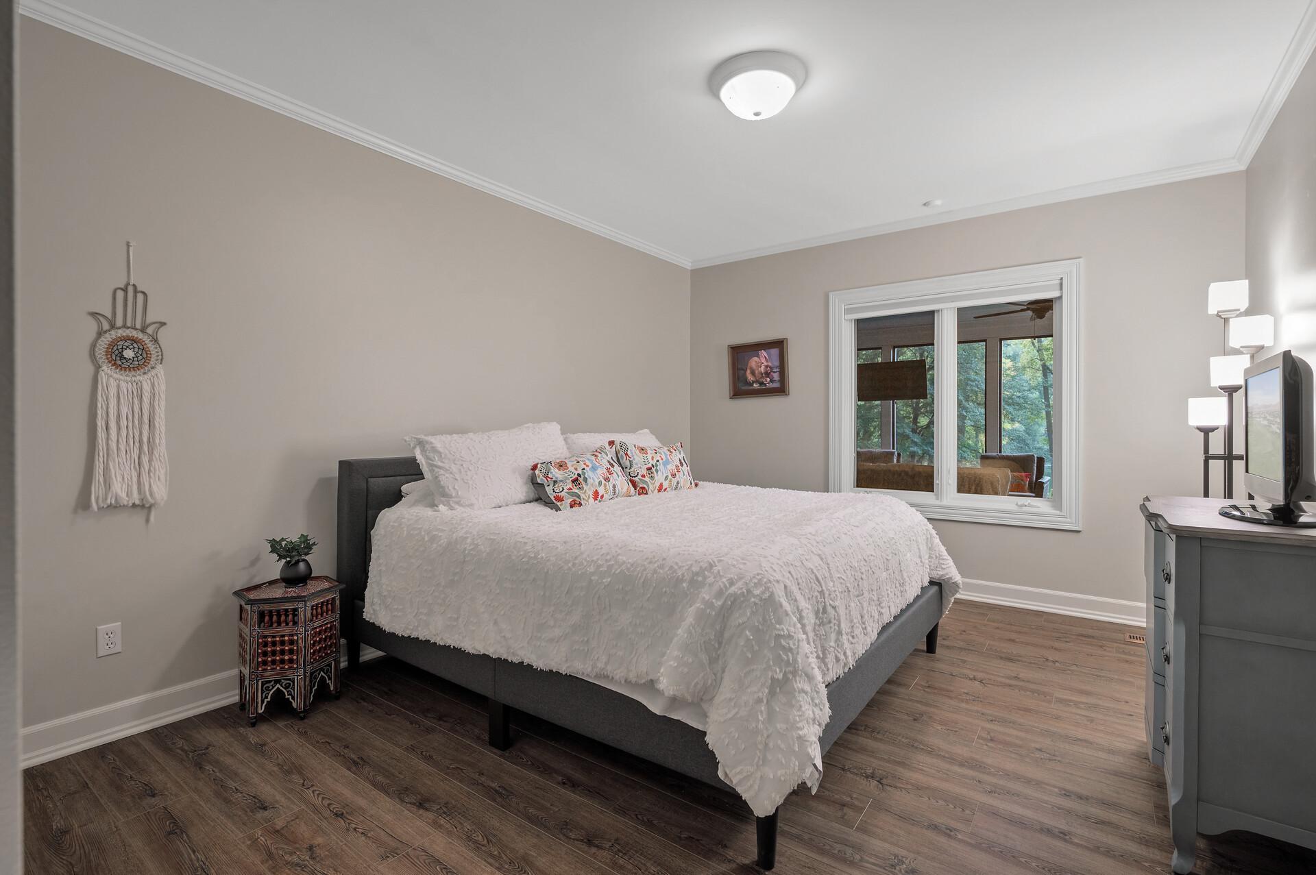 Bedroom #2 on the lower level.