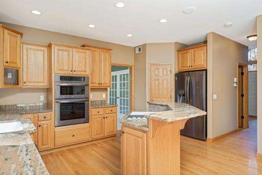 Kitchen has plenty of storage and a walk-in pantry!