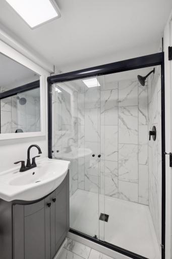 Updated 3/4 bath in the basement as well!