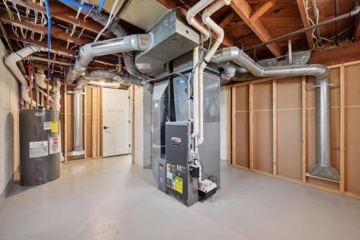 New electric water heater, a lot of new electrical and water line and painted floors make even your utility room seem new