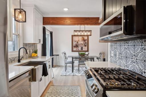 You're going to love cooking and entertaining in this space