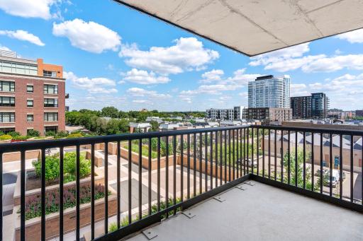 Welcome to 20 2nd St NE unit P502. Incredible views out your balcony. Overlooks the 4th floor terrace.