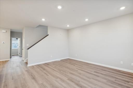 Photo for 6630 Wildflower Way, Minnetrista, MN 55331 - Listing #6505632 An electric fireplace with mantle, cashmere stain.
