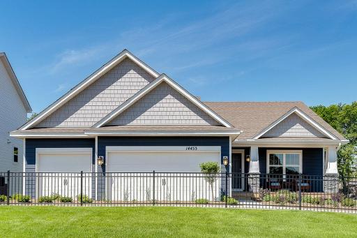 Welcome home to the Finnegan Northern Craftsman at Ravine Crossing in Cottage Grove! Photo is of Model home. Options and colors may vary. Ask Sales Agent for details.