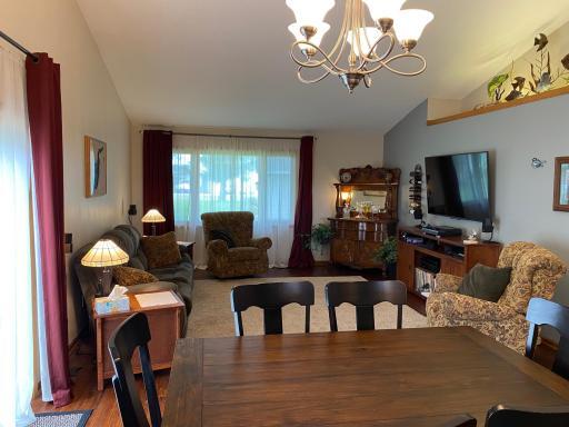 Photo for 2271 Highway 27 E, 8, Osakis, MN 56360 - Listing #6506633 Shelf above the entertainment area has power for creating extra lighting.