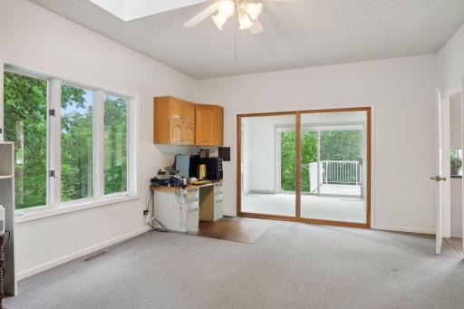 Impressive main level office that's perfectly situated for remote working