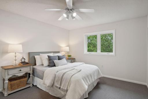 Third bedroom on the upper level with new window