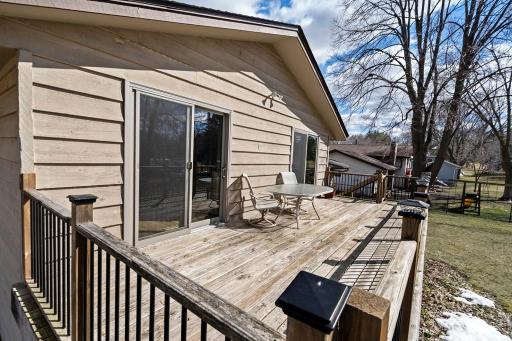 Large sturdy deck faces west meaning sun worshippers will enjoy hours of sunlight from that location.