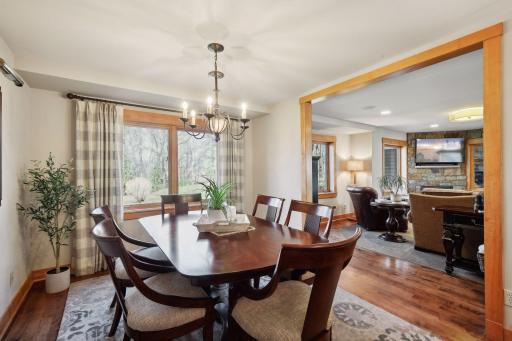 Want a more formal dinner setting? Look no further than the formal dining room