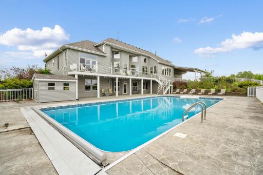 Recent upgrades include a locked pool cover, newer pool liner and heater installed in 2019.