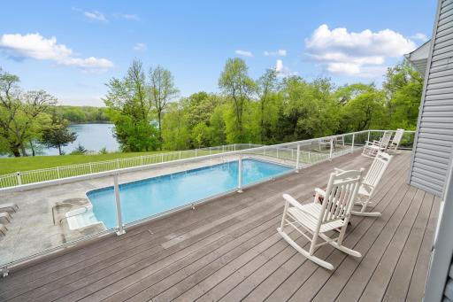 Enjoy relaxation on the maintenance-free deck with stunning views.