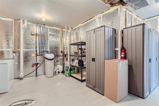 The utility room is spotless - as is the entire house!