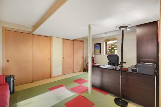 Lower level bedroom with double closets, double egress windows and walk through ensuite 3/4 bath.