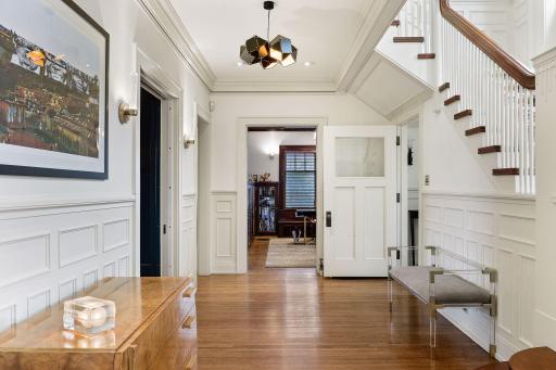 Gleaming Hardwood Floors throughout the Main and Upper Levels.