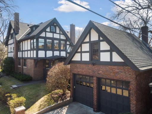Brick 2-Car Garage with Storage or "Clubhouse" Above - Corner Lot (No Alley) 2 additional off-street parking spots on driveway outside of garage.