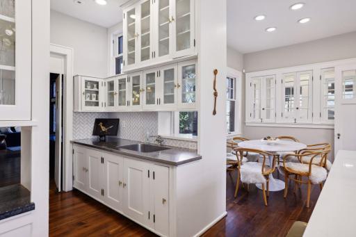 Butler Pantry connects the Formal Dining Room to the Kitchen.