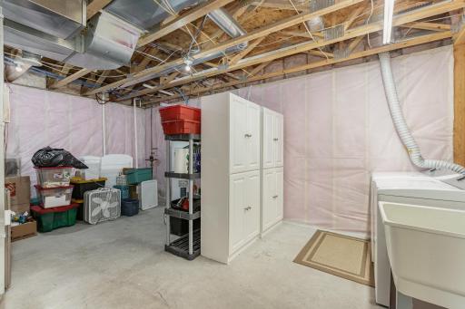 Laundry, Utility Room & Storage | Lower Level